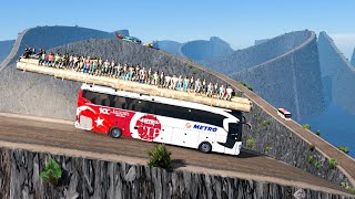 🔴LIVE 083 The Most Dangerous Roads in the World Bus Deadliest  eurotrucksimulator2 gameplay [upl. by Saibot]