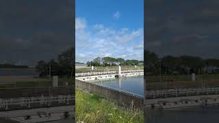 The Ghent–Terneuzen Canal by bike in the Netherlands [upl. by Einreb]