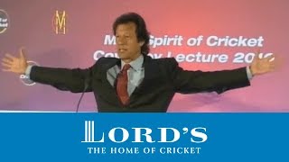 MCC Spirit of Cricket Cowdrey Lecture  Imran Khan [upl. by Irfan]