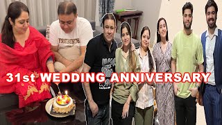 PARENTS KI 31ST WEDDING ANNIVERSARY unexpected things happen  NISHI ATHWANI [upl. by Tenej809]