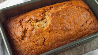 Eggless Banana Bread recipe moist [upl. by Pavkovic470]