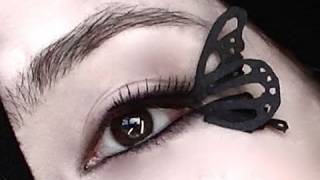 DIY Paper Butterfly False Lashes [upl. by Hausner]