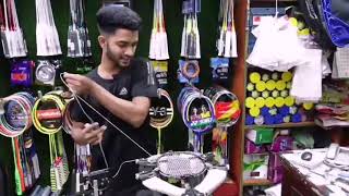 LiNing Xiphos X1 Badminton Racket Price and Professional way String complete in Bangladesh 2021 [upl. by Euv173]