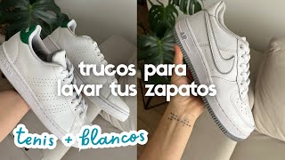 Cómo lavar tenis blancos para que queden como nuevos [upl. by Dionysus]