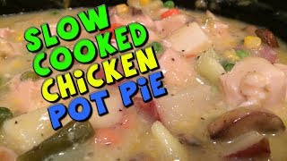 Slow Cooked Chicken Pot Pie  Bodybuilding Meal prep [upl. by Grearson705]