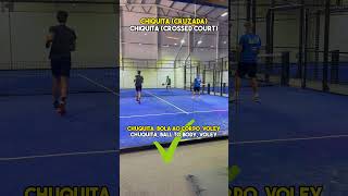 Chiquita voley e balao no padel  Chiquita voley and lob in padel [upl. by Aicirt]