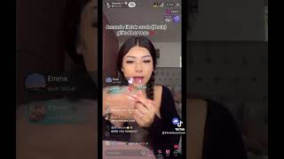 Amanda tiktok crush gifted her shorts live [upl. by Dwan]