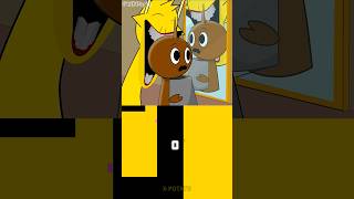 Sprunki animation Сhum Busket Simon and Brud 😨  2DStyle  Xpotato Bouncing Square [upl. by Ardnahsal783]