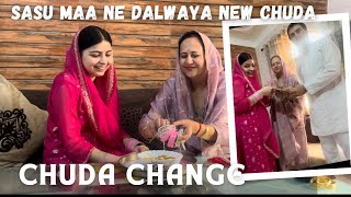 3rd chuda Sasu maa ne change krwaya❤️ Shaadi k baad 3rd chuda❤️🧿 [upl. by Rehpoitsirhc]