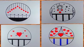 Beautiful Circle Drawing  Circle Drawing  Beat Circle Drawing  Circle Drawing Easy [upl. by Howard582]