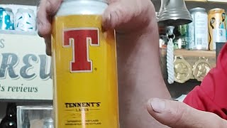 Lager  Tennents Lager  Review 2202 [upl. by Harv]