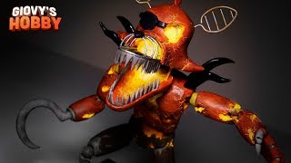 GRIM FOXY Sculpture ★ FNAF VR Help Wanted DLC ➤ Polymer clay Tutorial [upl. by Andrey974]