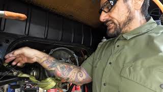 Replacing an Aircooled VW Engine to body seal [upl. by Nyrok]