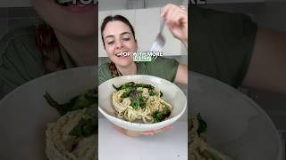 Vegan ricotta pasta veganpasta ricotta dairyfree healthyrecipes dairyfreerecipes healthyfood [upl. by Swiercz851]