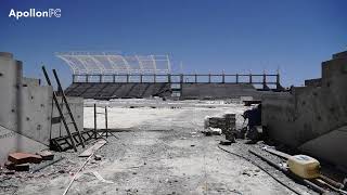 🏗🏟 Συνεχίζονται με αμείωτους ρυθμούς οι εργασίες στο Limassol Arena [upl. by Anegue]