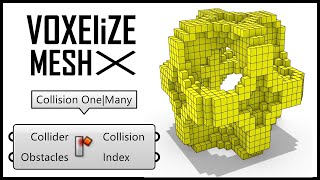 Grasshopper Tutorial Voxelized Mesh [upl. by Calondra]