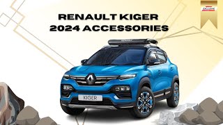 Renault KIGER 2024 Accessories  Full list with price renaultkiger RenaultIndiaVideos [upl. by Arrat216]