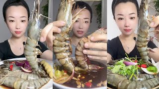 Yummy  17 Eating Show 🦐🦞🦪🦀 Shrimp 🦐 lobster 🦞 Crab 🦀🦀 Oysters 🦪mukbang seafood yummyfood [upl. by Miko]