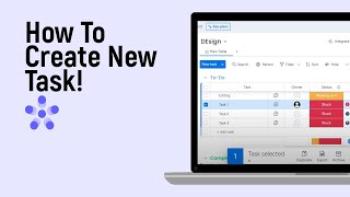 How to Create New Task on Mondaycom easy [upl. by Suhpesoj]