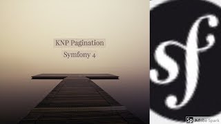 KNP Pagination in Symfony 4 [upl. by Etem]