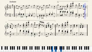 Salieris March to Mozart Amadeus Piano Tutorial  Sheets [upl. by Amatruda]