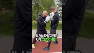 Forcer son adversaire à envoyer un crochet au corps à corps boxeanglaise mma boxeur boxing [upl. by Hanauq545]