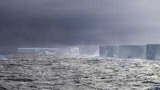 Massive iceberg stuck spinning in ocean vortex off Antarctica [upl. by Aldwin]