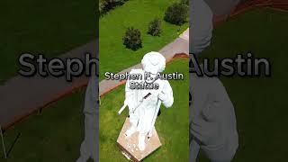 Stephen F Austin Statue 5 Father of Texas texas statue drone austin stephen father Angleton [upl. by Siuraj729]