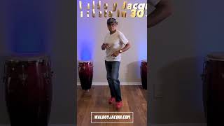 Bachata Step No 2  How to learn bachata in 30 seconds  Bachata Steps  Waldo y Jacqui [upl. by Stanley]