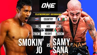 Smokin Jo vs Samy Sana  Full Fight Replay [upl. by Ardnuhsed]