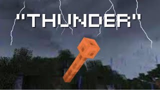 Thunder but every line is a Minecraft item [upl. by Naujuj]