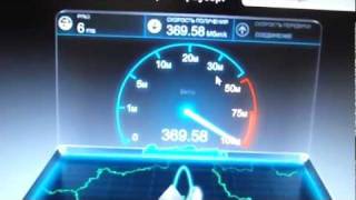 Speedtest of 1 GIGABIT Internet connection Замер Speedtest на 1Гбит [upl. by Llennol598]