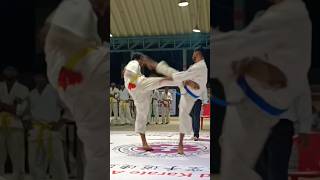 🥋💪🔥Shidokan Karate Fight kyokushin shidokan karate muaythai martialarts mma fight shorts [upl. by Sueaddaht]