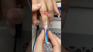 Adapt to The Nail👍 nails nailtips nailtip nailtutorial nailextension nailextensions manicure [upl. by Chicky]