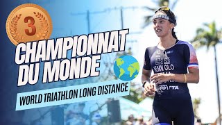 3e du championnat du Monde World Triathlon Long Distance  Julie IEMMOLO Triathlète Professionnelle [upl. by Manley422]