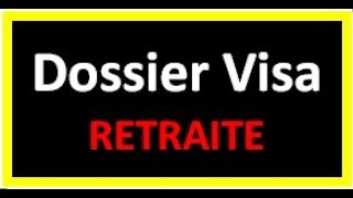 🔴  Dossier de visa Schengen pour un Retraité [upl. by Lativa44]