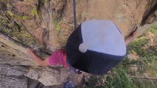 Hog Heaven 59  Dakota Hogback  Colorado Springs rock climbing [upl. by Schonfeld168]