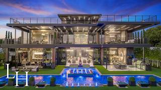 Touring a 48000000 Modern Florida Mansion With Superyacht Dock [upl. by Gerhard]