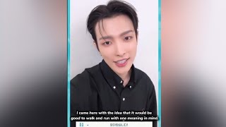 ENG Hongjoongs message for the Atiny participating in global 6k for water [upl. by Faro]