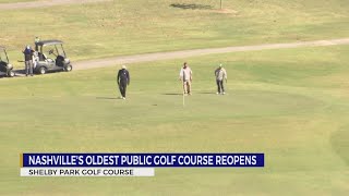 Nashvilles oldest public golf course reopens [upl. by Janet151]