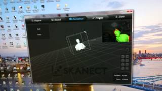 Kinect on 3D scanning Skanect [upl. by Mlohsihc]