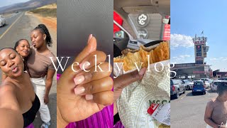 Weekly vlog content groceries getting my nails done friends etc [upl. by Osnerol]