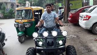 ATV Quad Bike riding in Delhi  300cc ATV  Review amp Specification  Cheapest ATV 2019 edition India [upl. by Adnirem300]