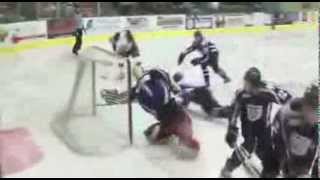 USHL Highlight Justin Quale glove save [upl. by Nickerson21]