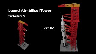 Saturn V Launch Umbilical Tower Part02 [upl. by Lindsy481]