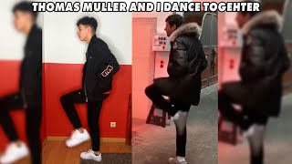 Thomas Müller and I dance TOGETHER🕺🏼 Shorts [upl. by Nyahs]