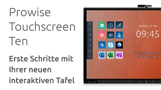 Prowise Touchscreen Ten  Erste Schritten mit Ihrer neuen interaktiven Tafel [upl. by Anitirhc]