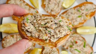 Rillettes de sardines  recette simple et rapide  Pour apporter de la fraîcheur à votre repas [upl. by Smaj]