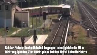 Hoppegarten SBahn entgleist aber niemand verletzt [upl. by Roz859]