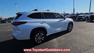 SOLD  USED 2022 TOYOTA HIGHLANDER XLE AWD at Toyota of Goldsboro USED 36015A [upl. by Teodorico352]